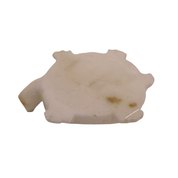 Hand Carved Natural Alabaster Marble Turtle Tortoise Figurine 4.25" Long - Picture 5 of 6